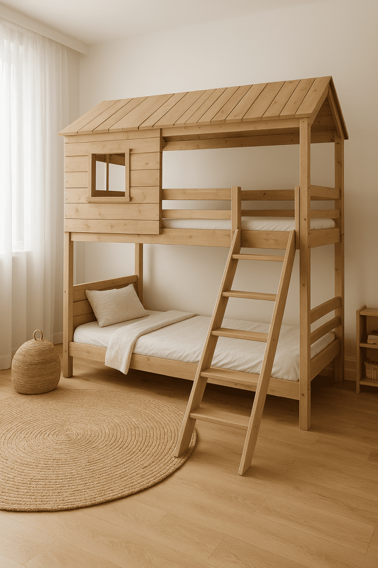 lit superpose cabane