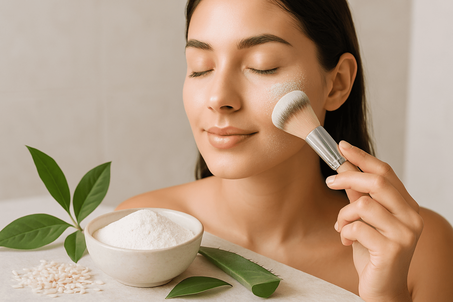 découvrez les bienfaits naturels de la poudre de riz pour le visage et apprenez comment l'utiliser efficacement pour une peau éclatante, douce et revitalisée.